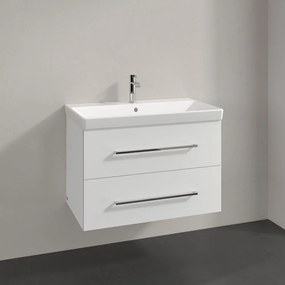 VILLEROY &amp; BOCH Avento závesná skrinka pod umývadlo, 2 zásuvky, 780 x 452 x 514 mm, Crystal White, A89100B4