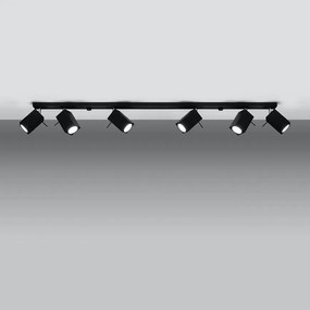 Stropné bodové svietidlo  Merida 6L A-0460 čierna