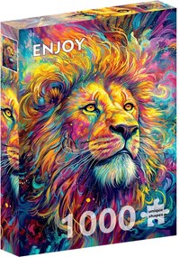 ENJOY Puzzle Žiarivý lev 1000 dielikov