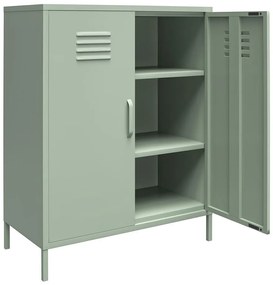 Zelená kovová skrinka 40x102x80 cm Mission District – Støraa