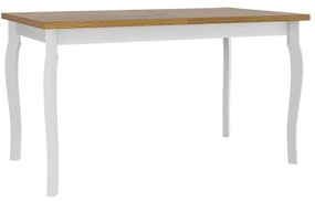 Jedálenský stôl Diesel 80 x 140/180 V, Morenie: dub grandson - L, Farby nožičiek: biela