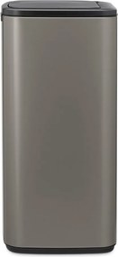 Sivý dotykový oceľový odpadkový kôš 30 l Bo Touch – Brabantia