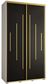 Skriňa 45 Canaris 12 140 biela/čierna/gold