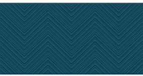 Blue Chevron Mat 30/60 Rekt.