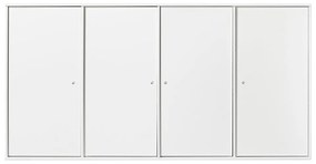 Biela nástenná komoda Hammel Mistral Kubus, 136 x 69 cm