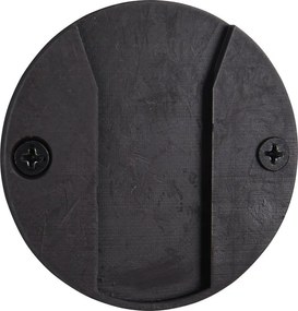 Tmavosivé sklenené LED nástenné svietidlo na USB ø 15,5 cm Earl – Reality