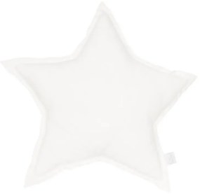 Cotton &amp; Sweets Mini ľanový vankúš hviezda biela 36 cm