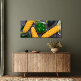 Obraz zeleniny (120x50 cm)