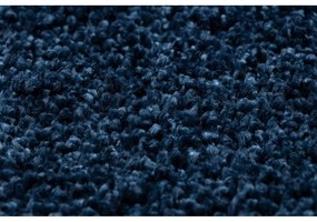 Kusový koberec Shaggy Berta tmavo modrý 120x170cm