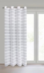 ZÁCLONA NA KRÚŽKOCH DOLY 140X250 CM BIELA