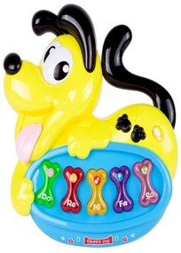 INTERAKTÍVNE HUDOBNÉ PIANO FAREBNÝ PSÍK MalPlay