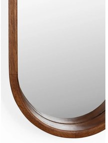 Nástenné zrkadlo s dreveným rámom 24x120 cm Nyko – White Label