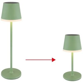 Globo 36637BM - LED Solárne svietidlo LED/0,06W/3V 3000K IP44 zelená