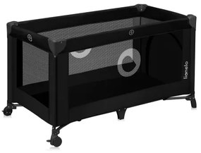 Lionelo - Cestovná postieľka STEFI Black Carbon
