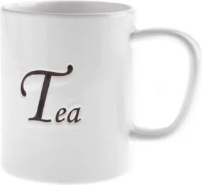 Hrnček Tea 380 ml, biela keramika%
