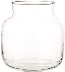 Ručne fúkaná váza z recyklovaného skla Dona