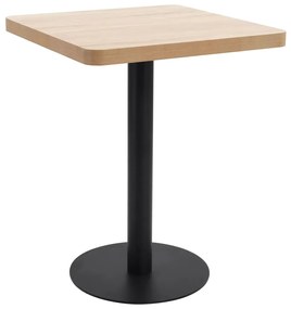 Bistro stolík bledohnedý 60x60 cm MDF 286430