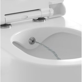 Ravak X01912 - Závesné WC s bidetovou tryskou CHROME keramika/biela