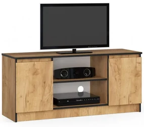 Stolík pod TV RTV 120 2D 1P dub craft