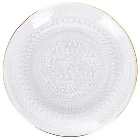 Dezertný tanier DAJANA so zlatým okrajom SS23 848754