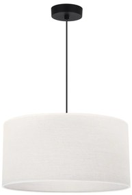 Závesné svietidlo Juta, 1x biele jutové tienidlo, (fi 35cm), b