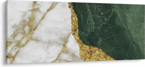 Obraz - Zelený mramor N⁰3 (120x50 cm)
