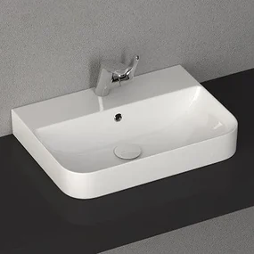 Isvea Isvea, SOTT AQUA umývadlo 57 cm, zápustné do dosky, 10SQ50057