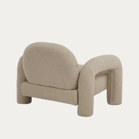 Kreslo SEDIA TEDDY BOUCLÉ béžové 778148