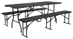 Kempingový stôl NILS Camp NC1618 antracitový