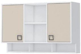 Závesná skrinka Kiki MRS-BE/KI-01 white/sand