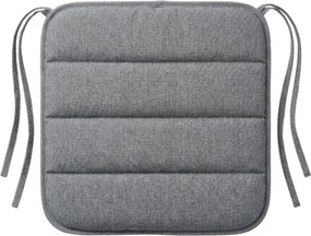 Podsedák na stoličku LINGE GREY 37x37 cm, sivý