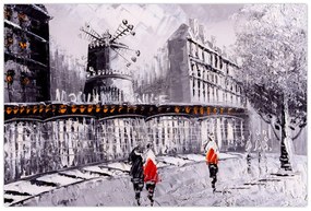 Obraz - Olejomaľba mesta II. (90x60 cm)