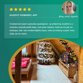 AKCIA: 💧🛡️80x80 (průměr) kruh cm Kusový koberec Art 1121 Cream kruh + aplikovaná impregnácia, béžová, obývacia izba, Ayyildiz