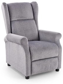 AGUSTIN M recliner with massage function, color: grey