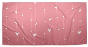Sablio Uterák Asymetrické srdiečka - 50x100 cm