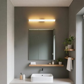 Retro nástenná lampa Gunmetal 80,4 cm vrátane LED IP44 - Coco