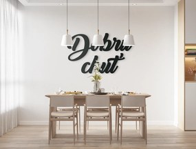 drevko Drevený nápis Dobrú chuť do kuchyne a jedálne Rozmer obrazu: 27 x 44,5 cm, Farba dekorácie: Čierna