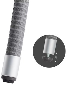 InternetovaZahrada Ratanový stôl Ø60 cm - šedý