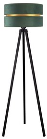 Duolla - Stojacia lampa DUO 1xE27/60W/230V pr. 44 cm zelená/wenge DU83556SC