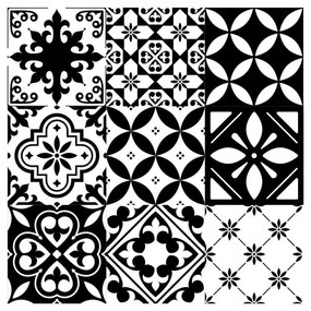 Samolepka na podlahu Ambiance Vanesa, 50 × 50 cm