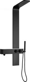 Mexen Sund, sprchový panel, čierna, 7620-02-70