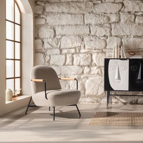 Béžové kreslo Regi – MOME