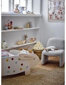 Detský kôš na hračky z morskej trávy v prírodnej farbe ø 28x41 cm Cillie – Bloomingville Mini