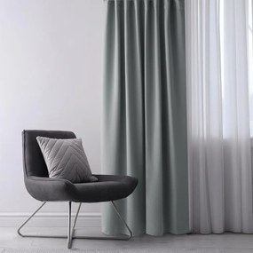 Zatemňovací záves blackout RESTILO strieborný 140 x 245 cm 1 ks