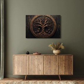 Obraz – Drevený strom života (90x60 cm)