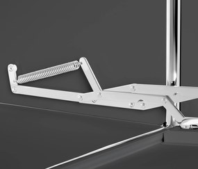 Veľká kovová komoda »CN3« so 6 výklopnými priehradkami, sivá