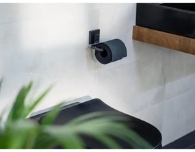 WENKO 71447800 - Držiak toaletného papiera VACUUM-LOC QUADRO ED 14x11 cm čierny