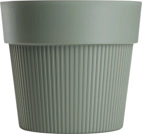 PLASTOVÝ KVETINÁČ SILVA LINE 20X17,5 CM MÄTOVÁ