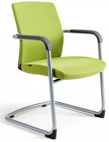 OFFICE PRO bestuhl Konferenčná rokovacia stolička JCON WHITE zelená