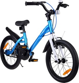 RoyalBaby Detský bicykel 16 palcov Mars, ľahký hliníkový – moderný RB16-26 modrý